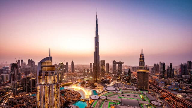 Dubai city from above