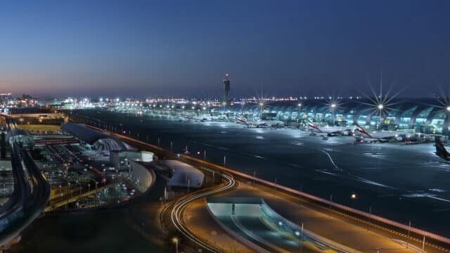 airport by night