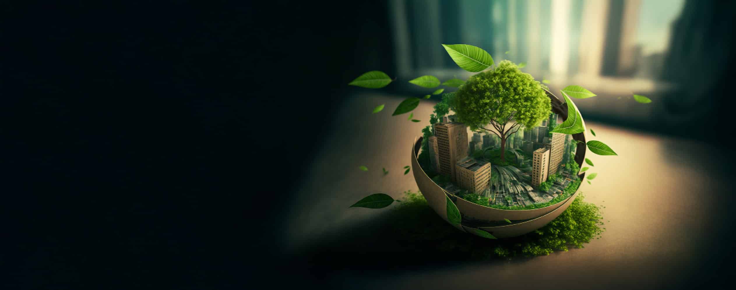 Banner for Envac's Sustainability Report