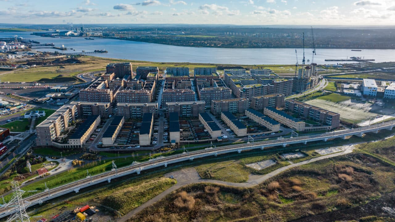 Barking Riverside development, picture courtesy of Barking Riverside Limited.